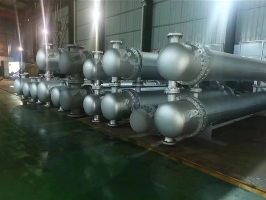 Customized Titanium Heat Exchangers for Chemical Energy Storage Double Tube Structure