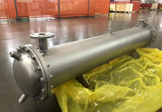 Customized Titanium Heat Exchangers for Chemical Energy Storage Double Tube Structure