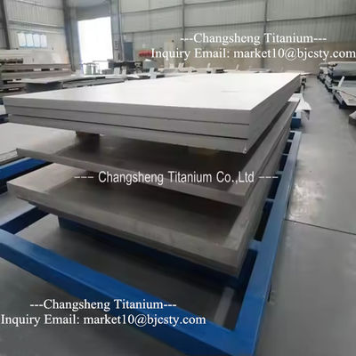 Grade 17 Titanium Sheet 8mm Thickness ASTM B265 For Processing Elbow And Nozzle
