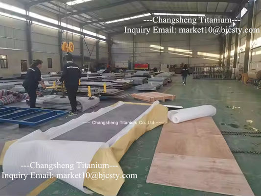 Grade 17 Titanium Sheet 8mm Thickness ASTM B265 For Processing Elbow And Nozzle